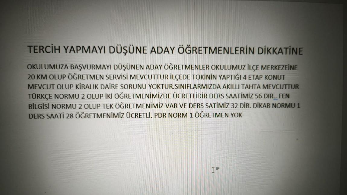 TERCİH YAPMAYI DÜŞÜNEN ADAY ÖĞRETMENLER......